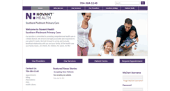 Desktop Screenshot of nhsouthernpiedmontprimarycare.org